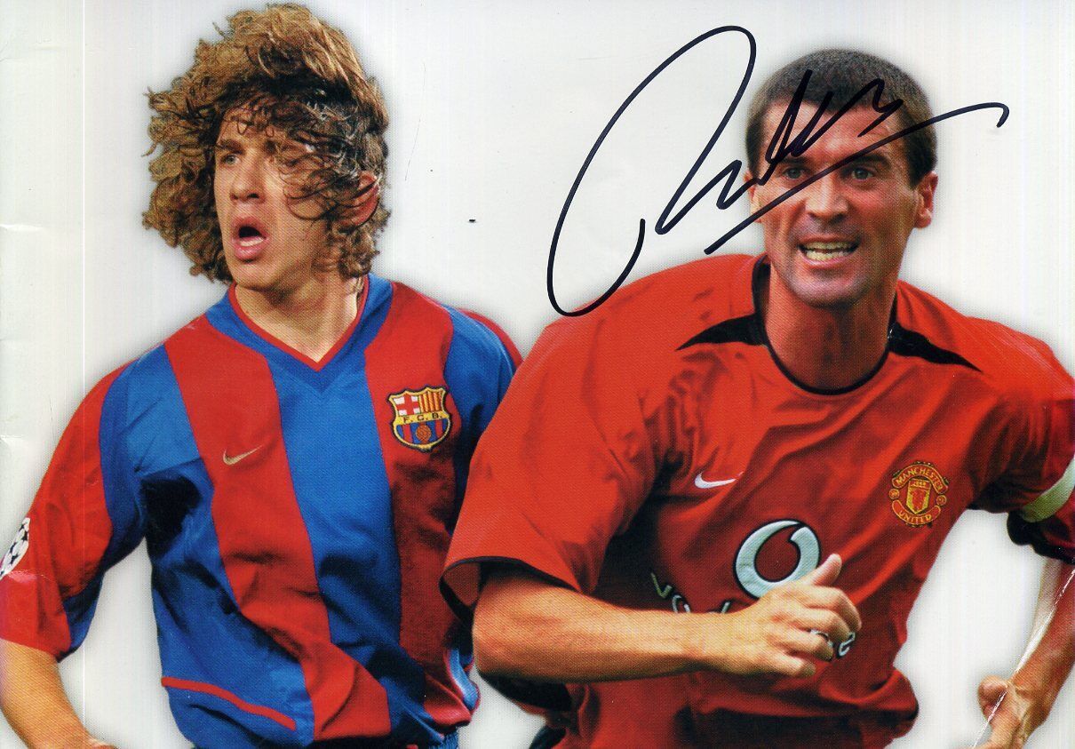 ROY KEANE Signed Photo Poster paintinggraph - Manchester United & Eire (Rep of Ireland) Preprint