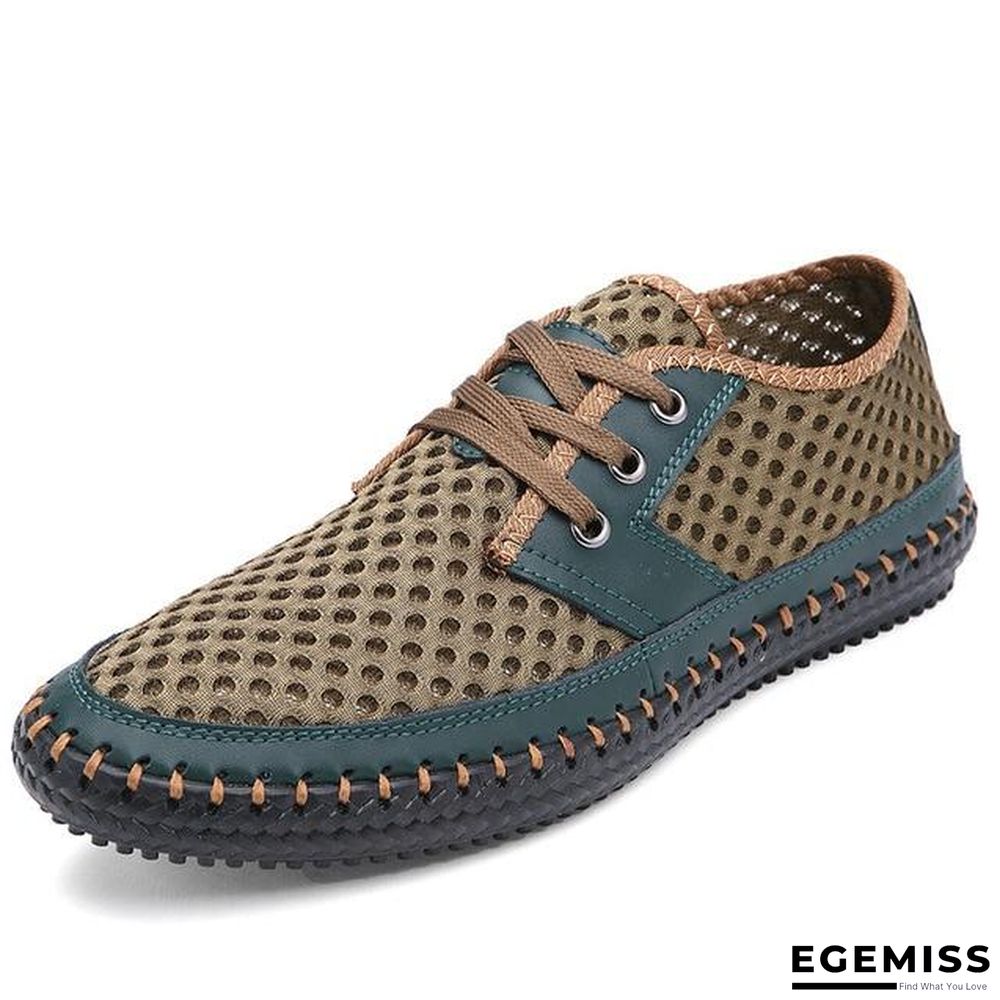 Men's Breathable Casual Flats Loafers Mesh Comfortable Soft Shoes | EGEMISS