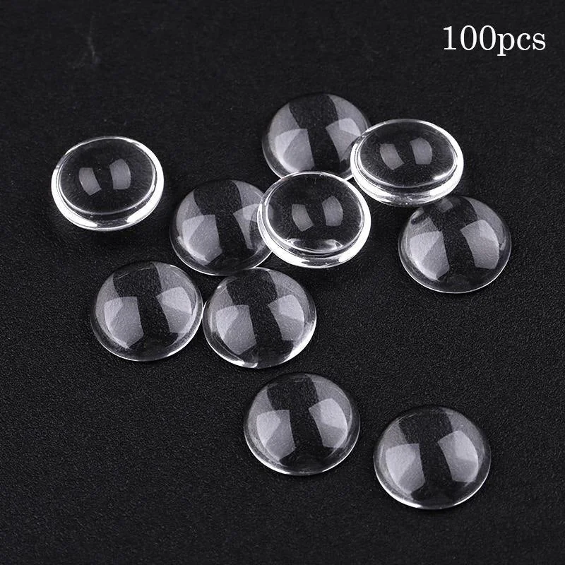 10Pcs Nail Polish Gel Color Label Stickers Transparent Round UV Gel Varnish Nail Colors Display Nail Art DIY Design Decoration-Nail Inspo