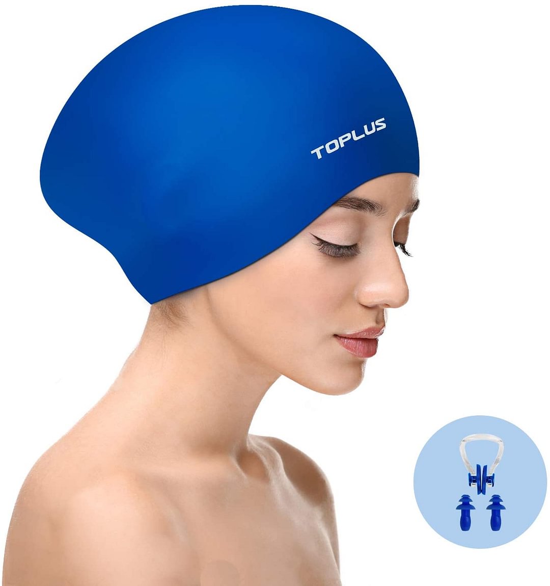 Swim Cap Women, Silicone Swimming Caps for Women Swim Caps for Long Hair Swim Cap Girls