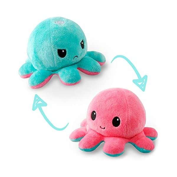 black and green reversible octopus