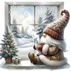 (US Local)Gnome-18CT Counted Cross Stitch Kit(40x40cm)
