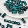 100PCS Delicate Shimmer Colorful Bamboo Joint Acrylic DIY Beads