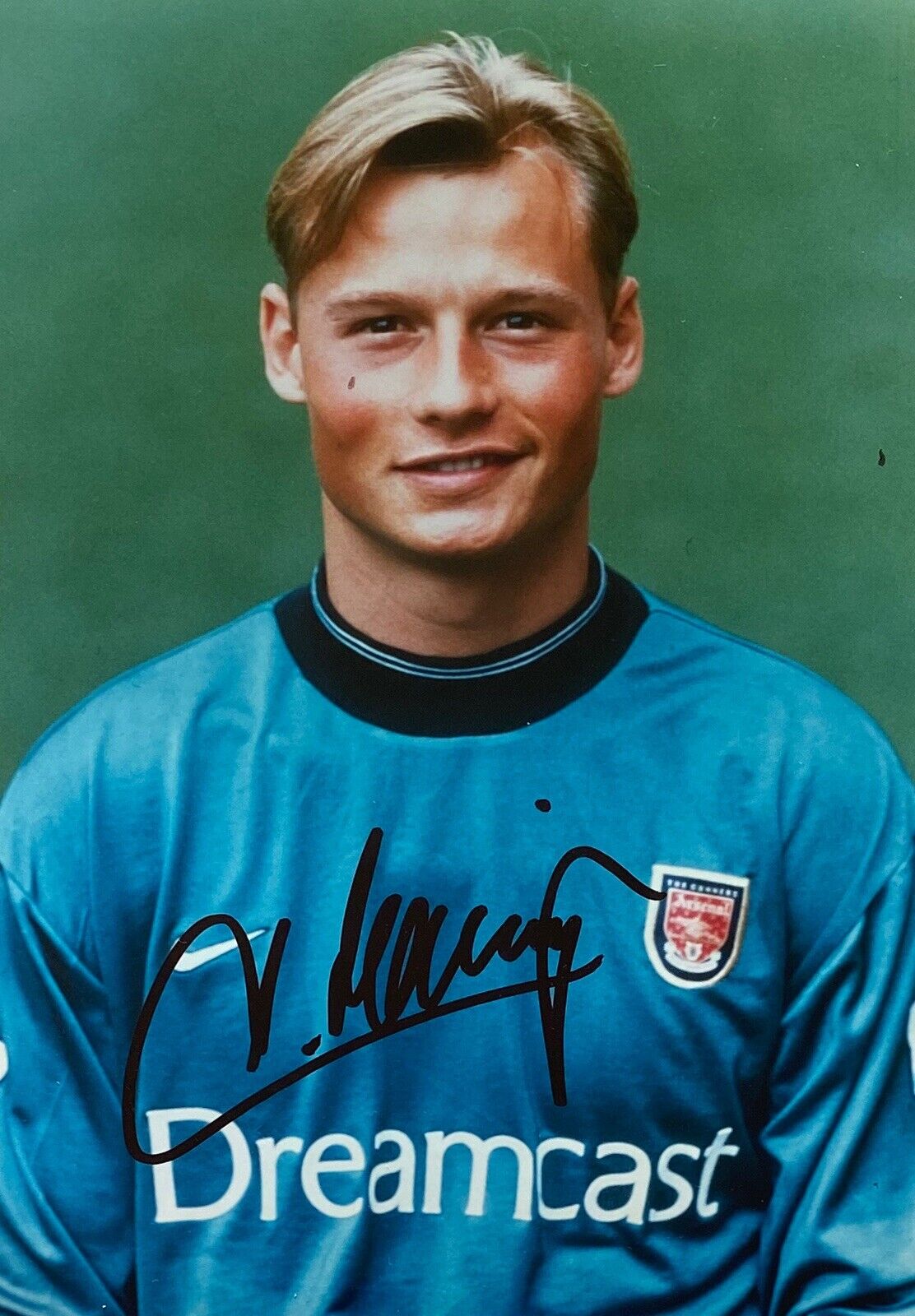 Alex Manninger Genuine Hand Signed 8X6 Arsenal Photo Poster painting