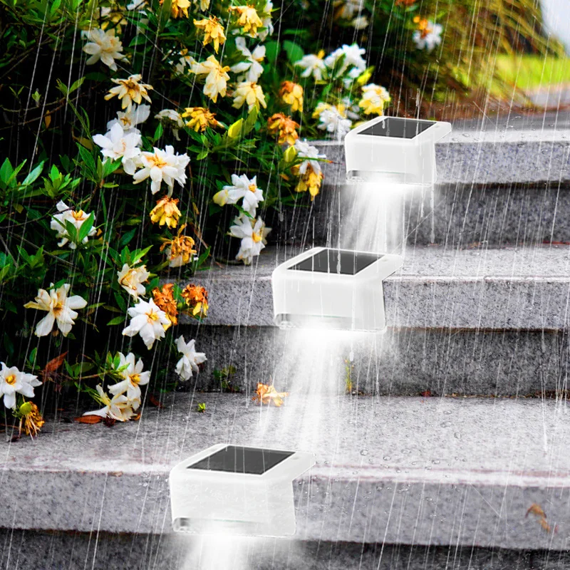 SAKER&reg; Solar Deck Lights Outdoor 4 Pack