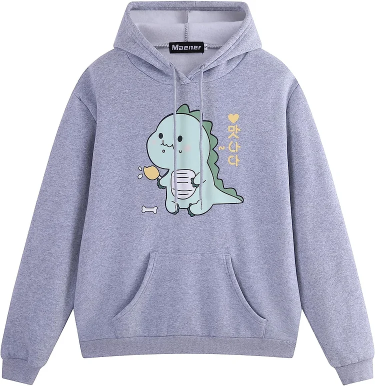 Novelty Dinosaur Hoodies Graphic Sweatshirt Oversized