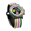 ROLEX Diw Daytona carbon rainbow candy 40mm carbon