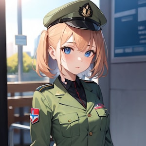 Anime Sexy Army Girls - AI Hentai Military Girls, 50 Ai Girl png, Ai girl 18+ / ai girl / NSFW /  Boobs / Tits / Anime Girl / Goth Girl / hentai / anime