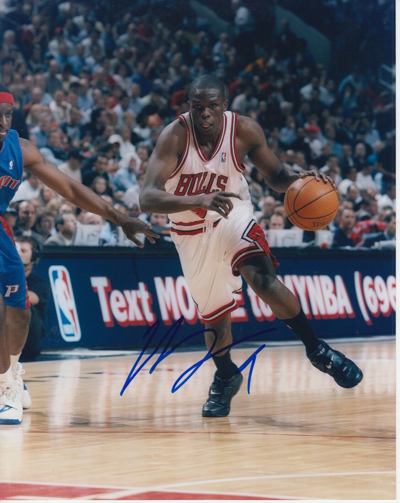 Luol Deng #0 8x10 Signed Photo Poster painting w/ COA Chicago Bulls -