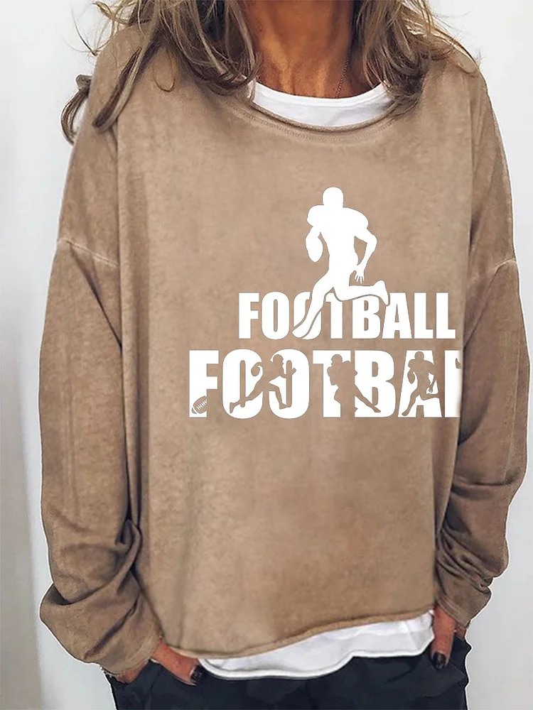 Women's Football Players Print T-Shirt