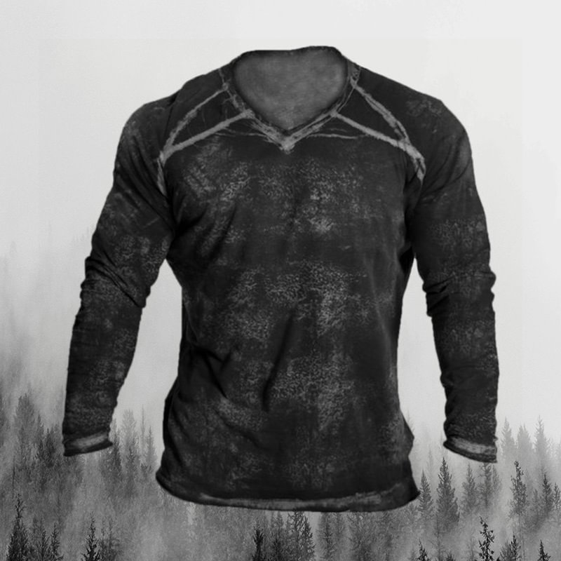 Men's Hip Hop Long Sleeve Sporty T-shirt