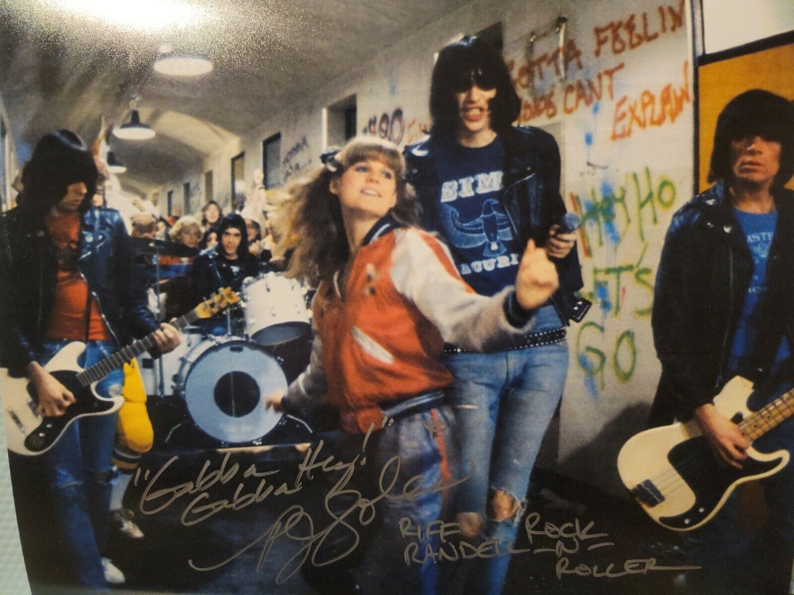 PJ SOLES signed 8x10 Photo Poster painting Rock 'n' Roll High School Autographed Riff Randell