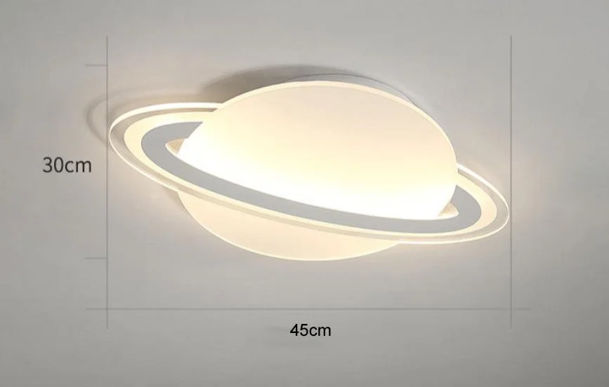 Creative Children's Room Lamp Planet Led Ceiling Lamp