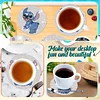 8pcs Cartoon DIY Diamond Painting Holz Untersetzer Kits mit Halter (Stich)