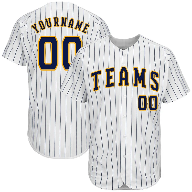 Custom Pinstripe Baseball Jersey