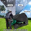 Lawn Mower Cover 210D Oxford Cloth Waterproof Dust Cover for Outdoor Garden