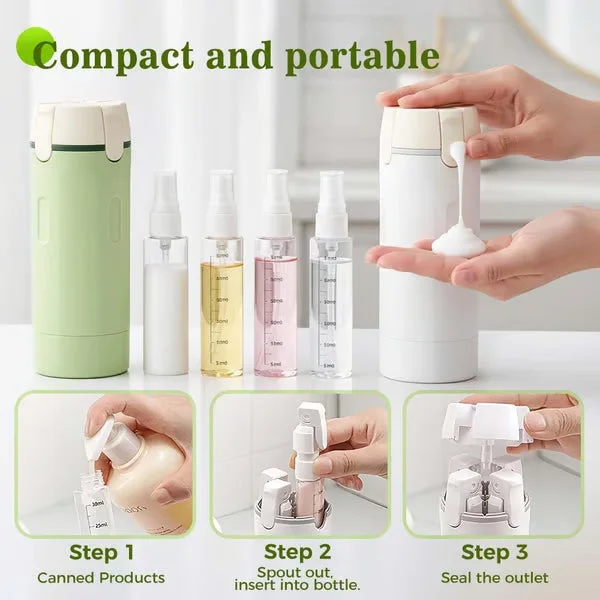 🧴4-in-1 Travel Dispenser Bottles