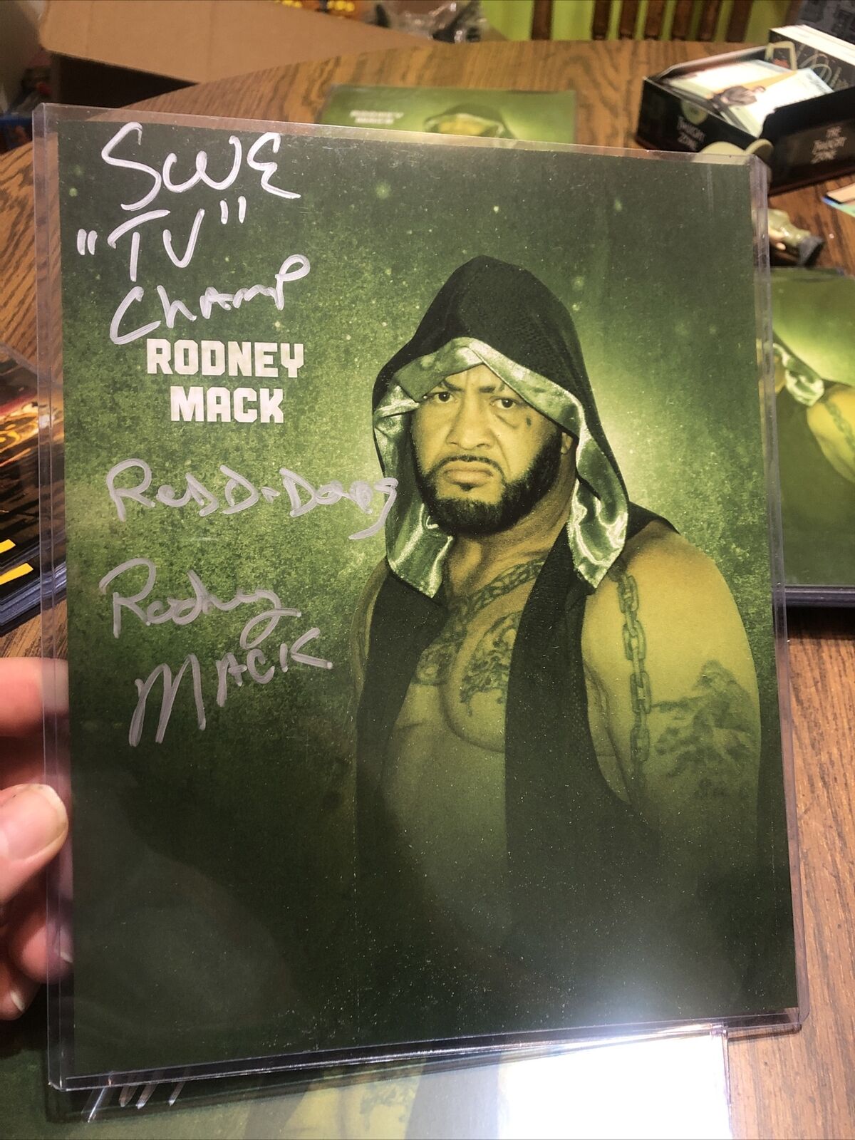 Rodney Mack authentic signed WWE wrestling 8x10 Photo Poster painting Autograph #4