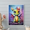 Dragon-Plein Rond Diamant Peinture-30X40CM