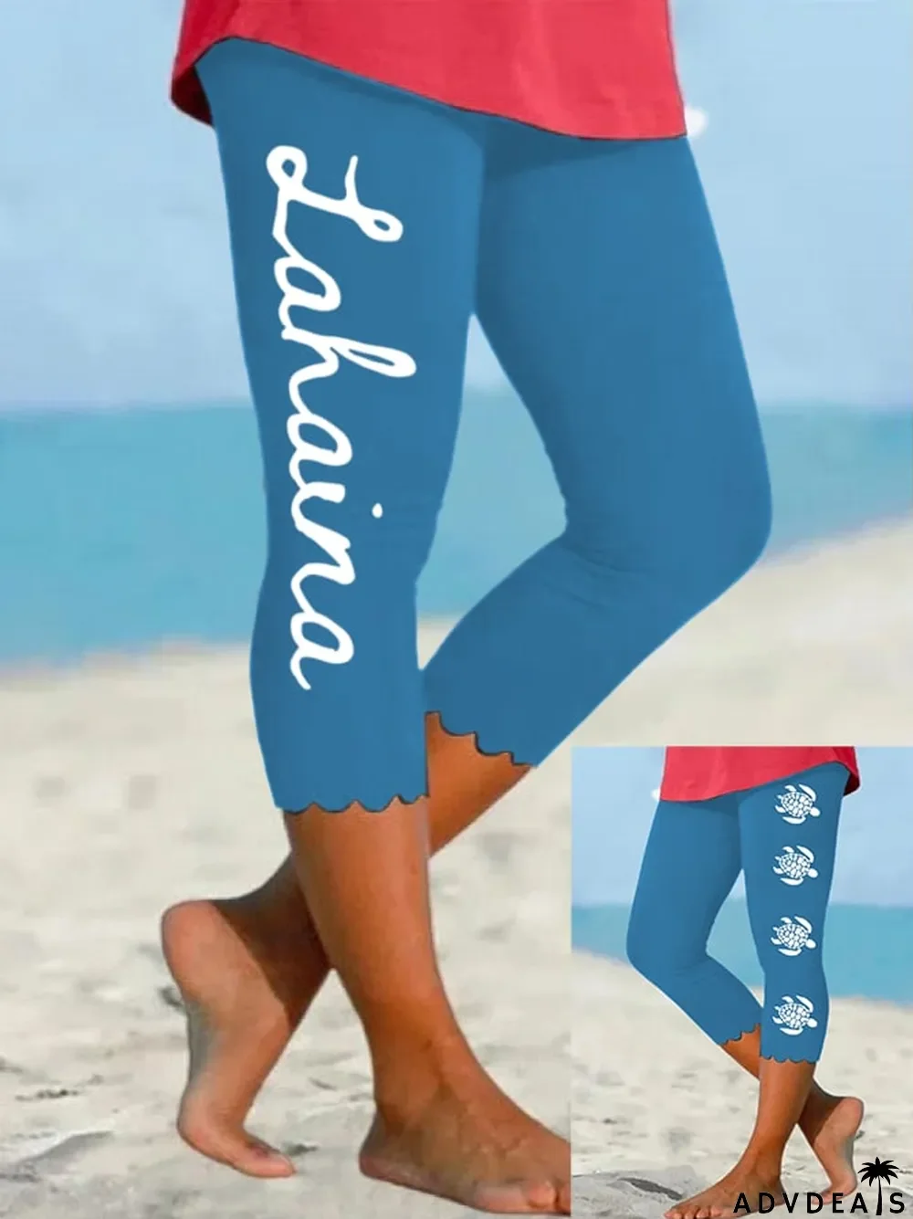 Women's Lahaina Hawaii Maui Support Leggings