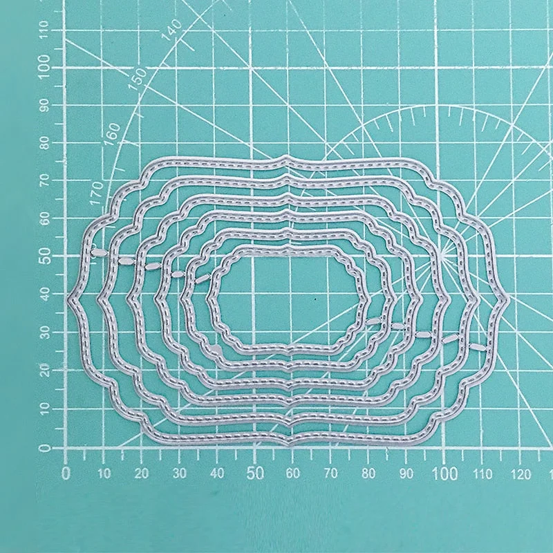 Frame Basic Model Shape Craft Metal Cutting Frame Templates Scrapbooking Embossing Paper Cards Photo Album Craft Stencils Dies