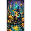 uk.everydayedeals (Limited Stock)Diamond Painting - Full Round - Pumpkin Lamp and Grandp(40*70cm)
