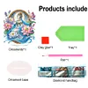 (US Local)Acrylic Print Lotus Girl DIY Desktop Ornaments Kit