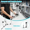 [US Local Warehouse] Bike Wheel Truing Stand Rotating Design Bicycle Wheels Weaving Stand Foldable Bike Hub Spokes Braiding Table for Bike Mechanics and DIY Enthusiasts