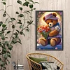 (40*60cm)Roses and Bears - Full Round Drill Diamond Painting