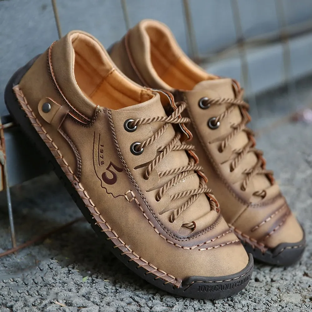 Winter Warm Boots Leather Men's Snow Boots Winter Flat Handmade Breathable Moccasins Designer Style Walking Shoes Sneakers VIP