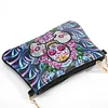DIY Skull shaped diamond painting one-shoulder chain lady bag