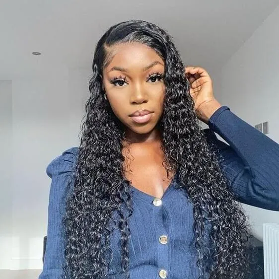 Wignee Deep Curly Beginner Friendly 4x4 Lace Closure Human Hair Wigs wignee hair
