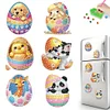 (US Only)Easter Eggs Theme DIY Diamond Painting Fridge Magnets Kit for Art Crafts Gift