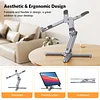 N86 Laptop Stand 360&deg; Rotating Foldable Ergonomic Stand Adjustable Height For Collaborative Work And Easy Storage Suitable For 16" Laptops