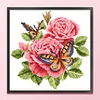 Butterfly - 9CT Partial Beaded Cross Stitch Kit(27x27cm)