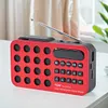 Mini Portable FM Radio BT Wireless Speakers Solar Charging FM Radio Receiver