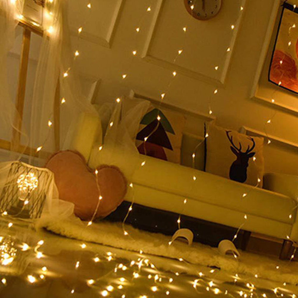 

LED Curtain Voice Control Waterproof Fairy-Curtain String Night Light, 501 Original