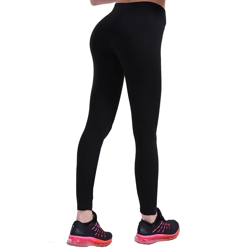 Women Leggings Fitness Workout Legging Push Up Sports Jegging Feamle Sexy V-Waist Legging Women