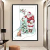 Stamped Cross Cross cross stitch kit for Adults Christmas Stocking 14CT 35x49cm tapestrymarket