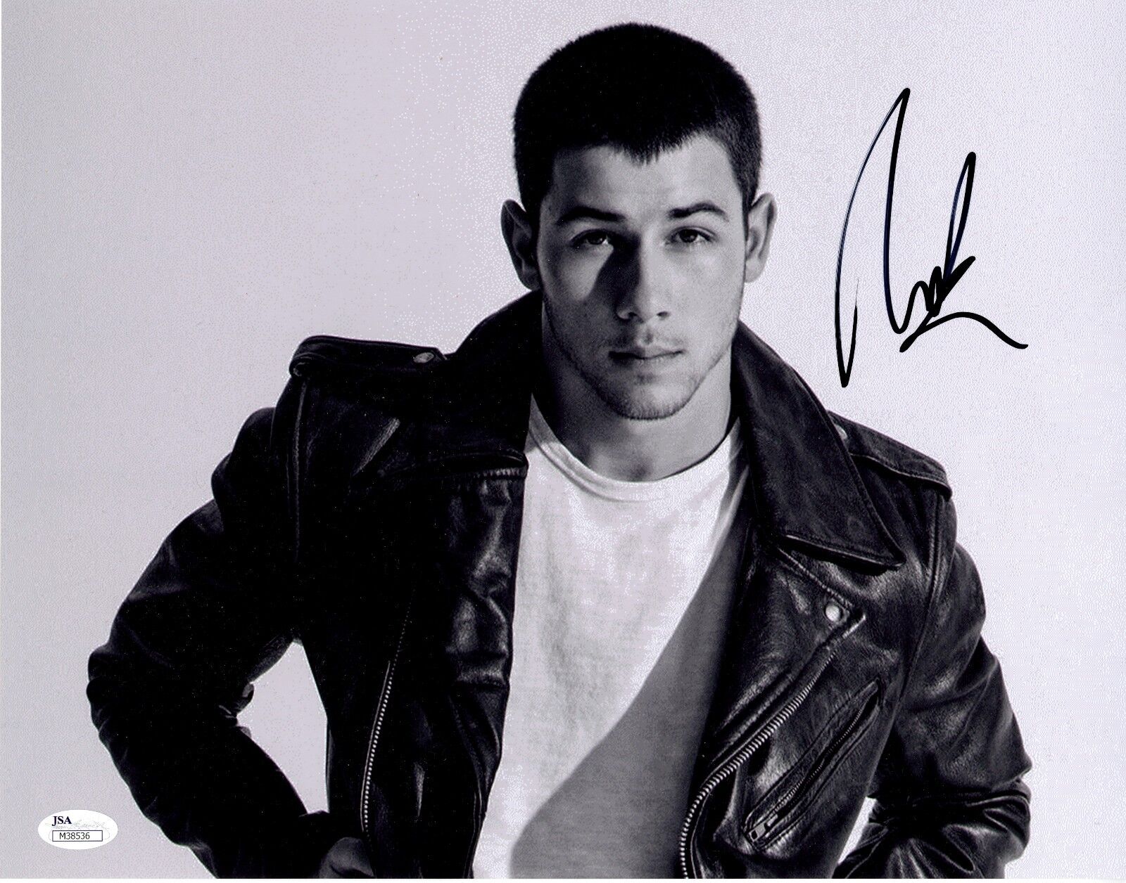 Nick Jonas Signed 11x14 Photo Poster painting JSA COA Autograph Close Brothers Signature Chains