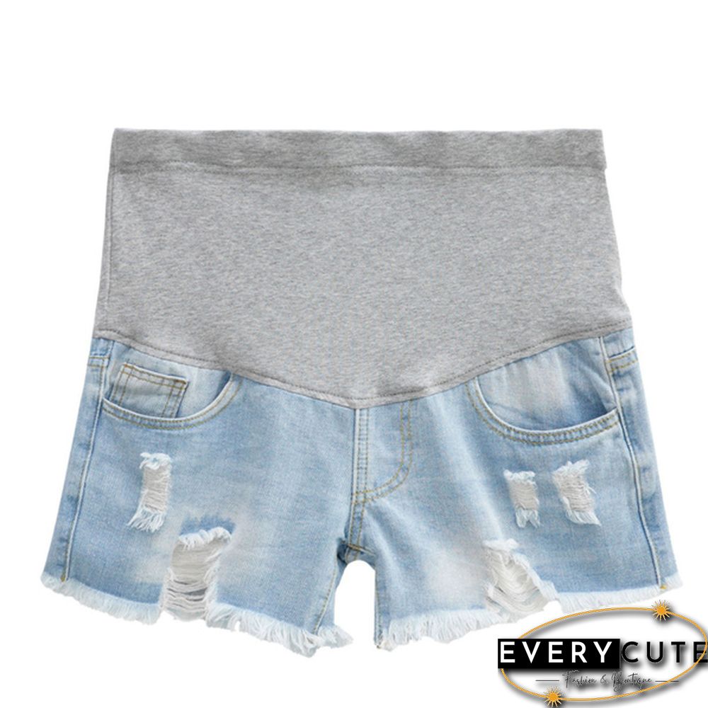 Pregnant women's Denim Shorts Summer Pregnant Casual Short For Women Pregnacy Shorts