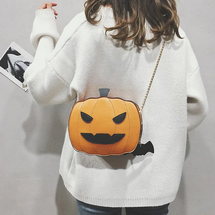 Halloween Pumpkin Crossbody Bag SS5487