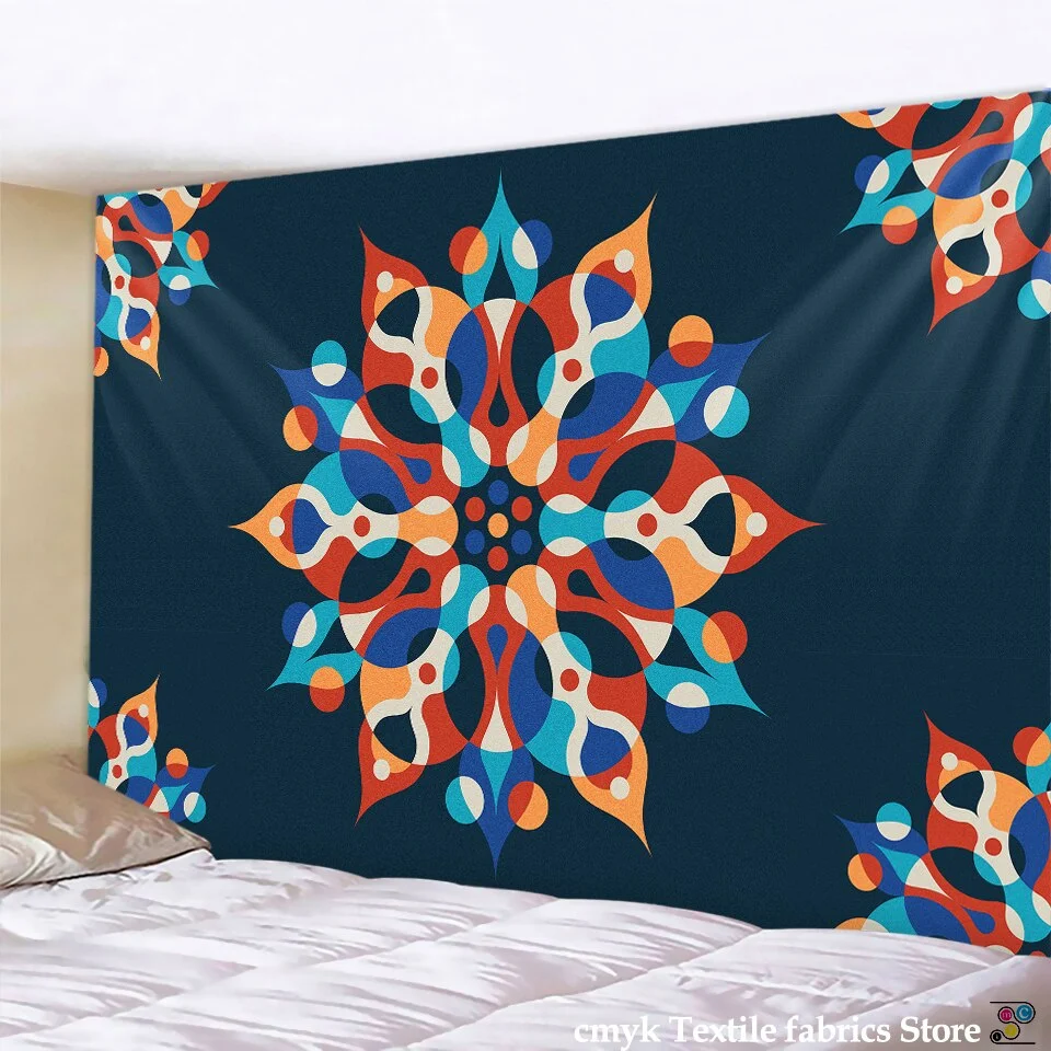 Mandala Tapestry Hippie India Boho Wall Decorative Wall Hanging Bohemian Yoga Mat Throw Blanket Rug Bedspread Table Cloth Gift