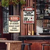 2pcs - Warning - Vintage Metal Signs(12*16Inch)