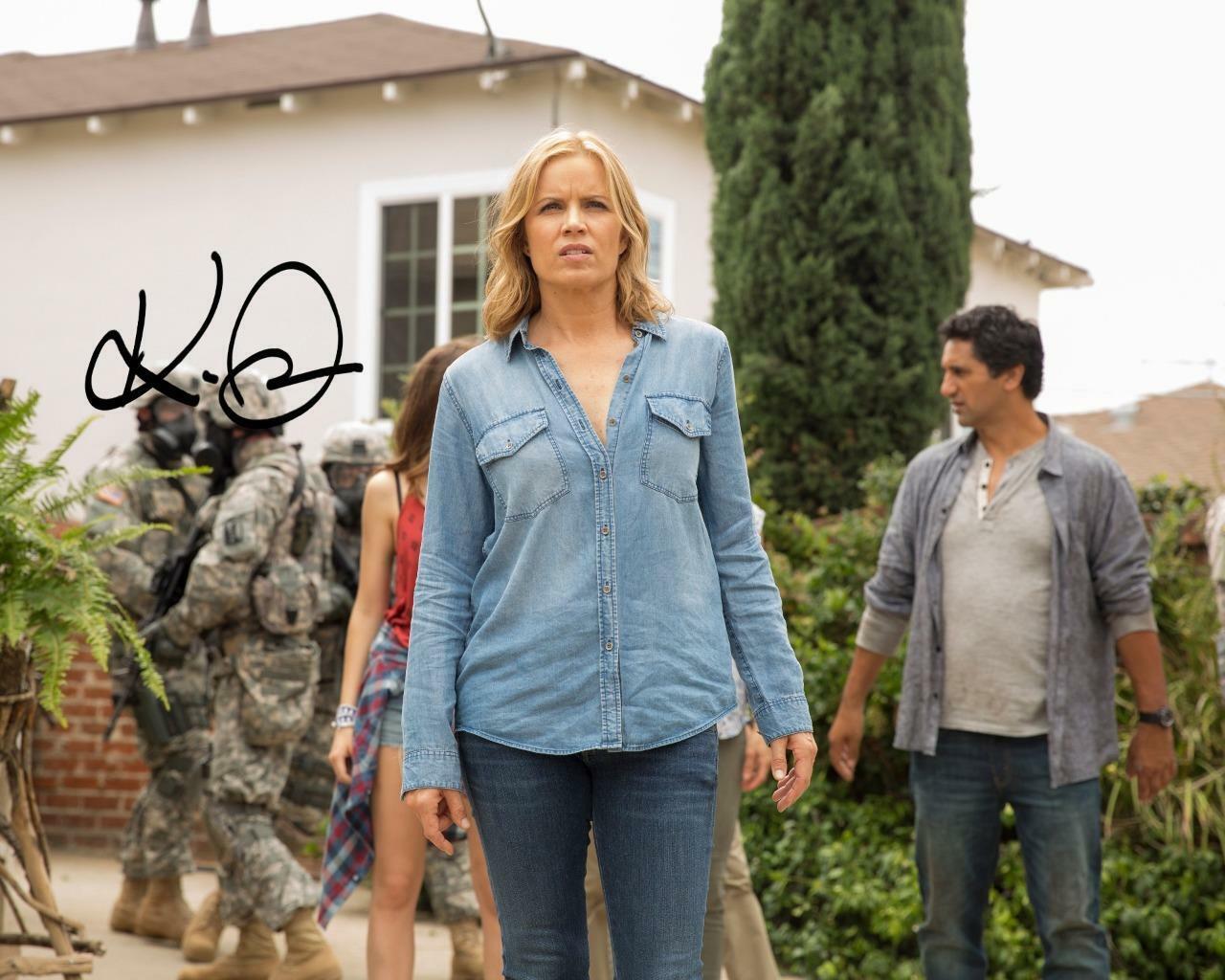 KIM DICKENS Fear The Walking Dead SIGNED AUTOGRPHED 10X8 REPRO Photo Poster painting PRINT N2