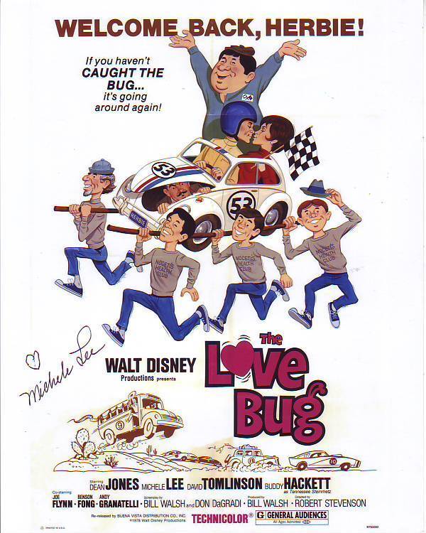 MICHELE LEE signed autographed DISNEY THE LOVE BUG Photo Poster painting