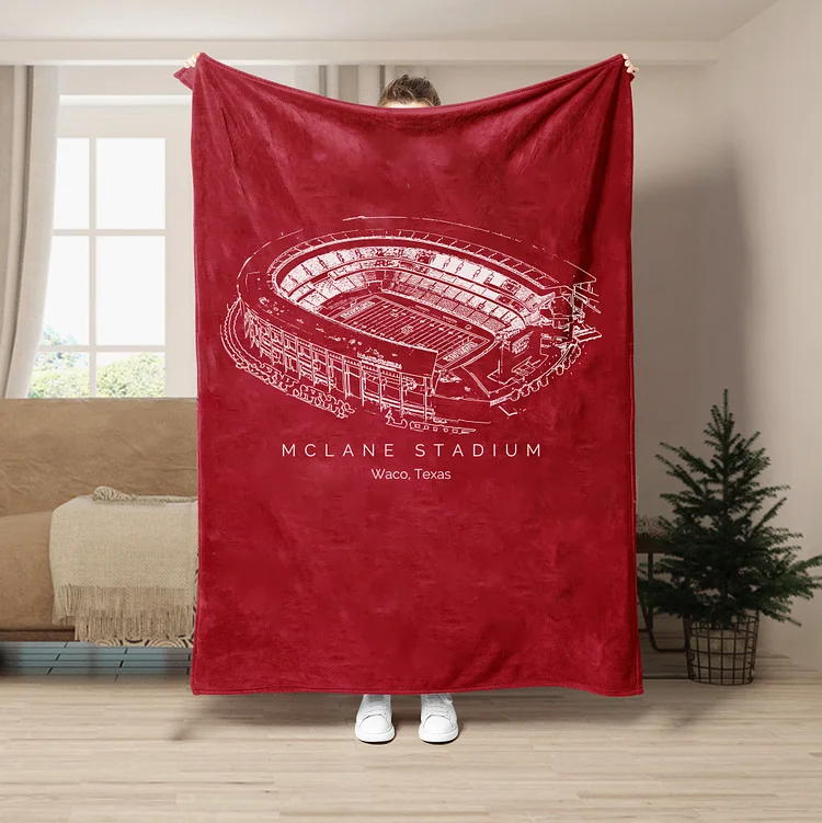 McLane Stadium- Baylor Bears football, College Football Blanket