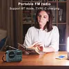 Portable FM Radio with LED Display Digital Radio Recorder BT 5.4 Radio Speaker