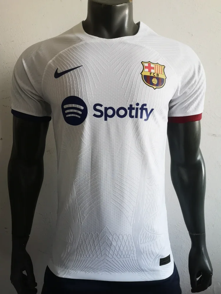 2023/24 Barcelona training white player jersey
