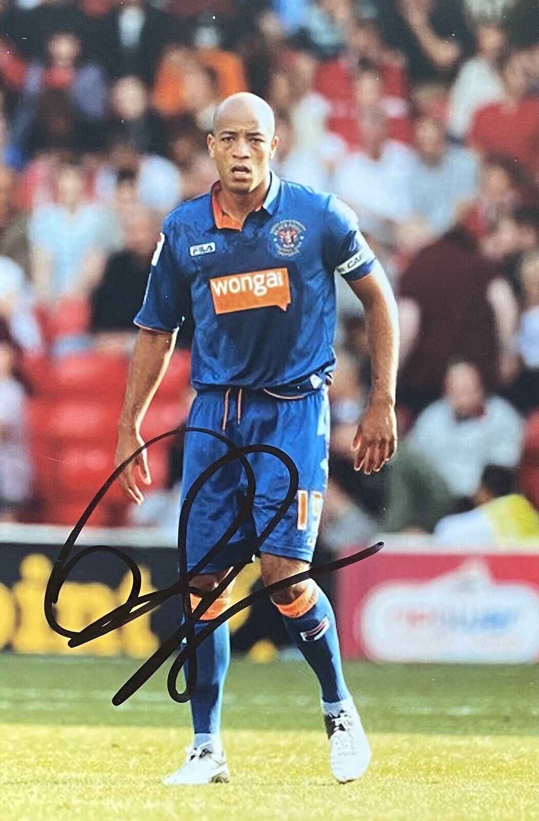 Alex Baptiste Genuine Hand Signed Blackpool 6X4 Photo Poster painting